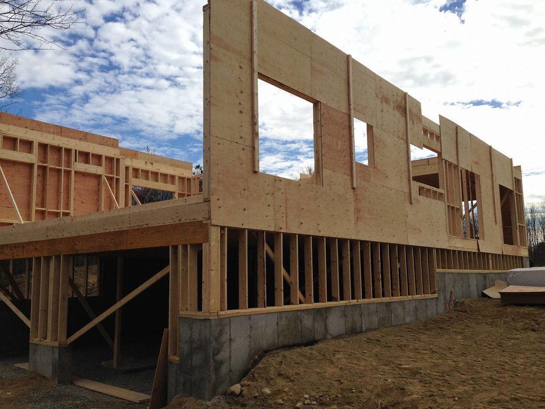 New addition framing by Aggieland Contracting