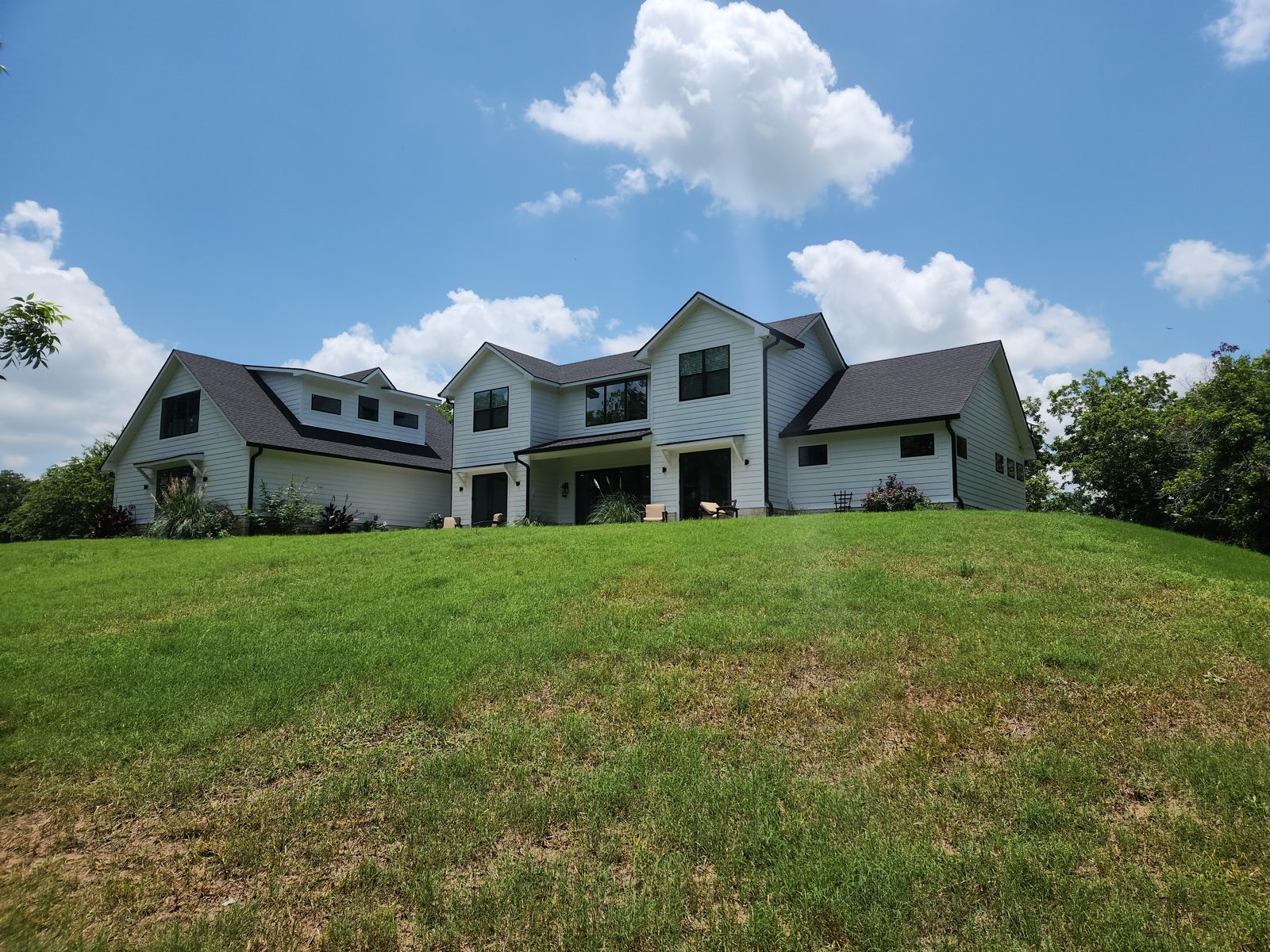 Custom two-story home built by Aggieland Contracting in College Station, Texas