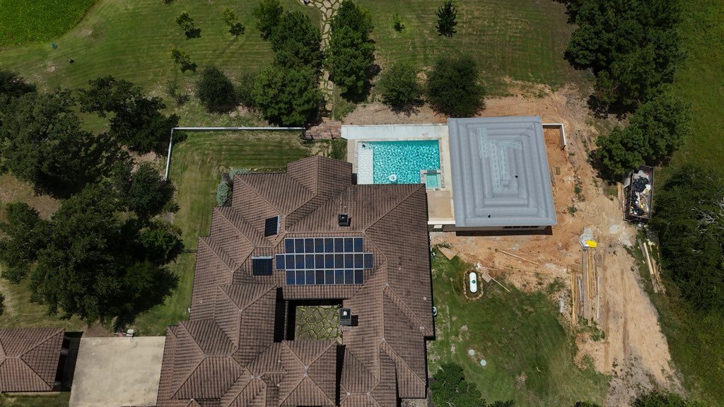 Custom pool house and deck construction