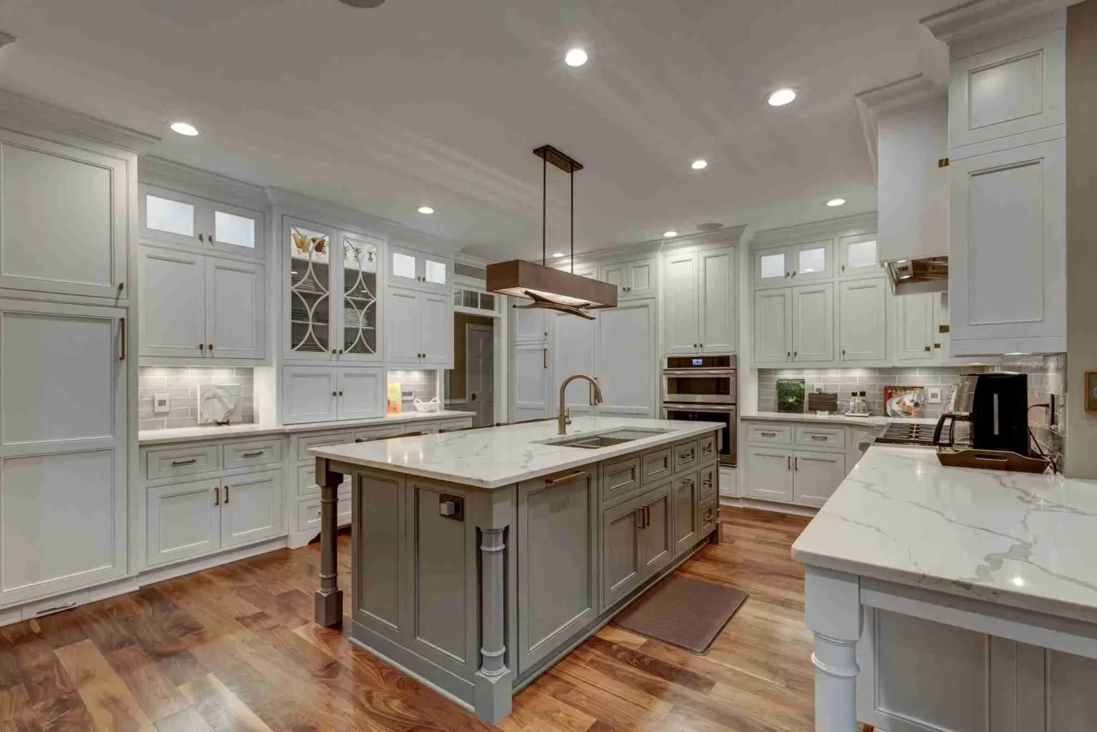 Kitchen remodel with island in the Brazos Valley